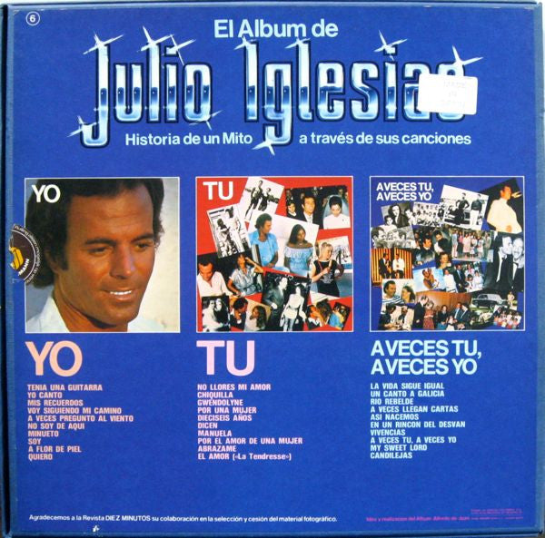 Julio Iglesias – El Album De Julio Iglesias, Box Set 3xLP