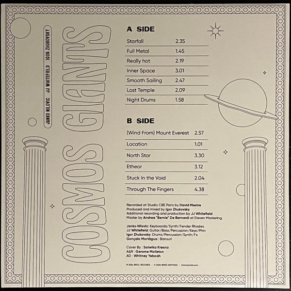 Janko Nilovic, JJ Whitefield, Igor Zhukovsky – Cosmos Giants