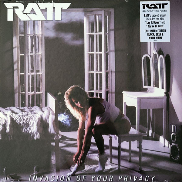 Ratt – Invasion Of Your Privacy    ,   Black, Grey & White vinyl