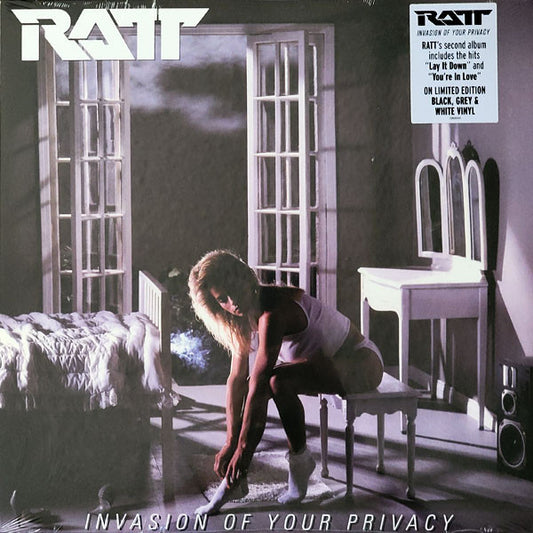 Ratt – Invasion Of Your Privacy    ,   Black, Grey & White vinyl