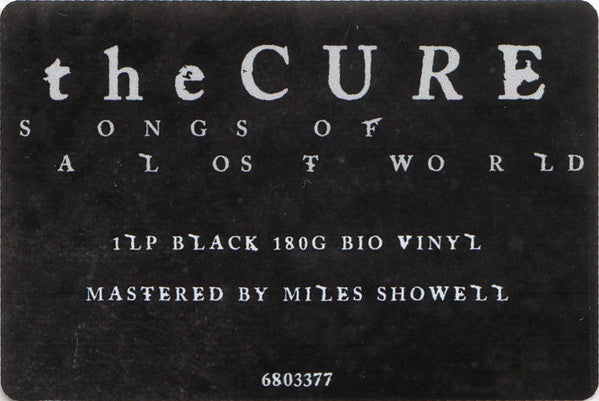 The Cure – Songs Of A Lost World