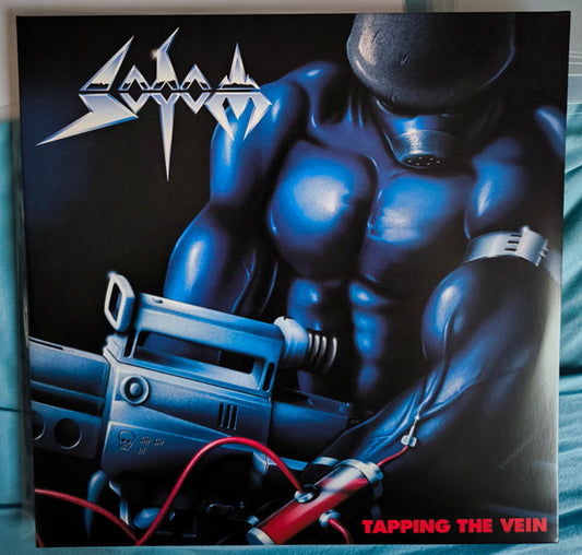 Sodom – Tapping The Vein  ,  2LP , gatefold , Red Transparent