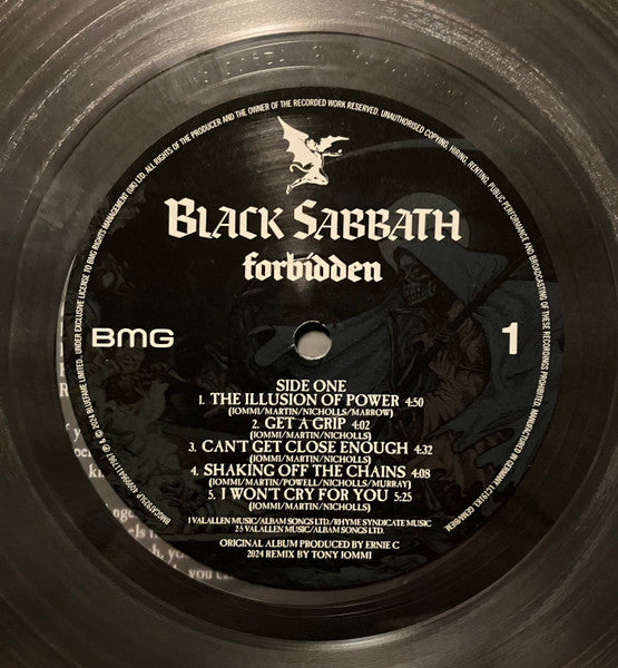 Black Sabbath – Forbidden   ,  Limited Edition, Reissue,  Ultra Clear