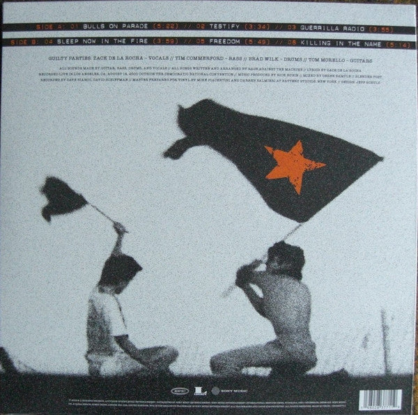 Rage Against The Machine – Democratic National Convention 2000  ,  Limited Edition, Clear vinyl