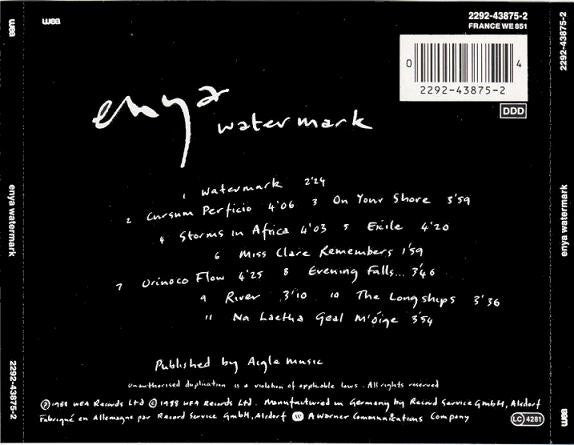 Enya – Watermark   ,  CD
