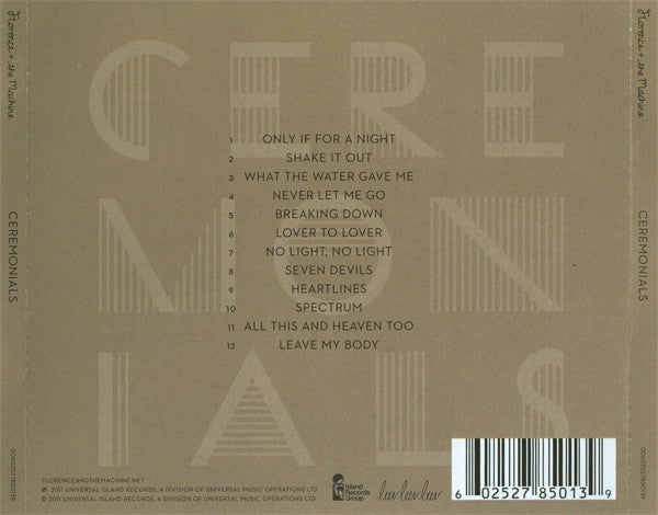 Florence + The Machine* – Ceremonials   ,  CD