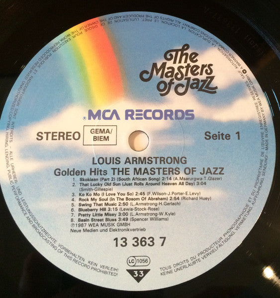 Louis Armstrong – The Masters Of Jazz • Louis Armstrong (1900-1971), 3xLP Box set