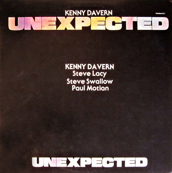 Kenny Davern, Steve Lacy, Steve Swallow, Paul Motian – Unexpected