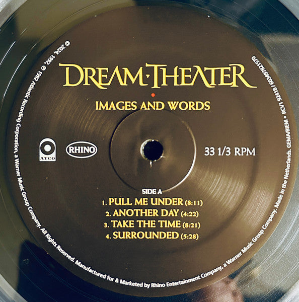 Dream Theater – Images And Words   ,  Limited Edition,  Clear vinyl