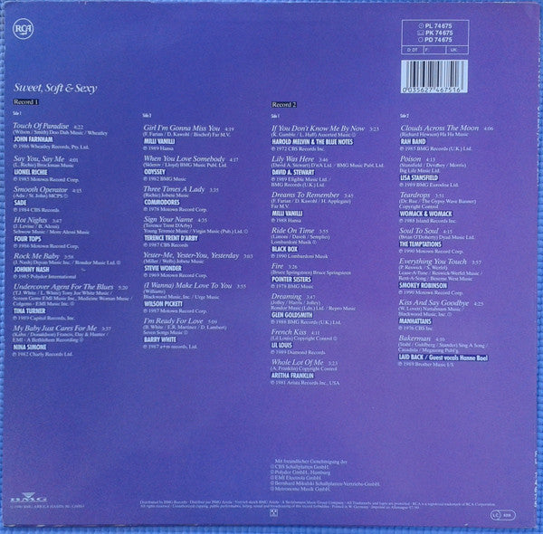 Sweet, Soft & Sexy     ,  2 LP