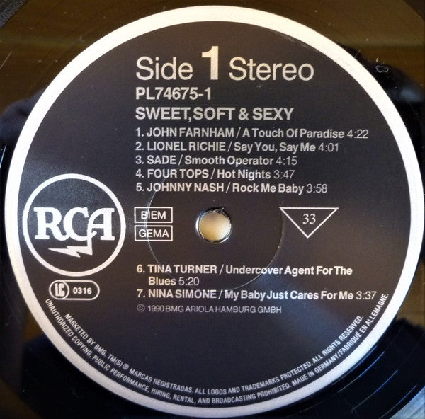 Sweet, Soft & Sexy     ,  2 LP
