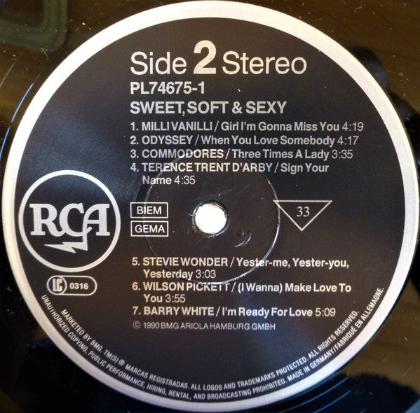 Sweet, Soft & Sexy     ,  2 LP