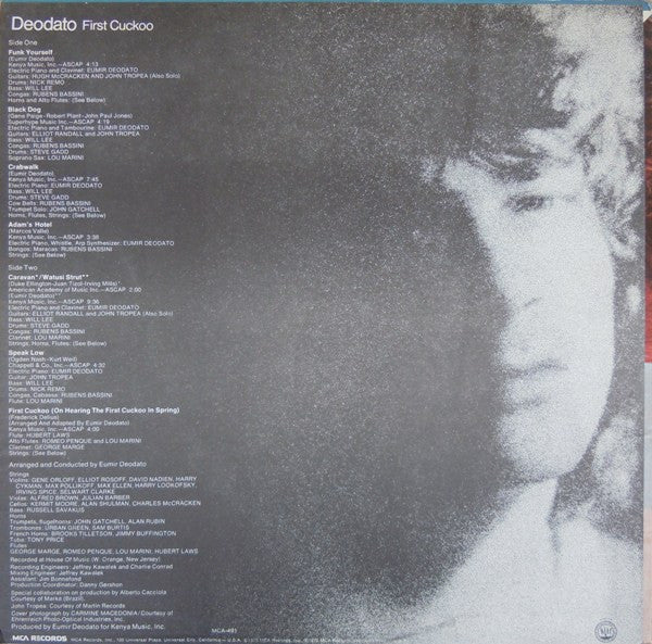 Deodato* – First Cuckoo   ,  1 press US