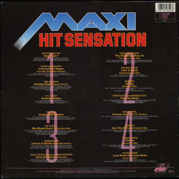 Maxi Hit Sensation - Die Maxi Power   , 2LP