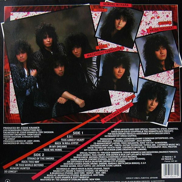 Loudness  – Hurricane Eyes   ,  Japanese heavy metal band