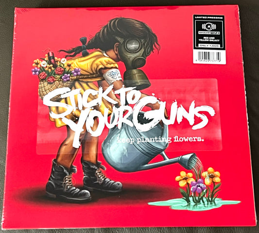Stick To Your Guns – Keep Planting Flowers  ,  Gatefold , 45 RPM,  Limited Edition,  Red And Yellow Galaxy