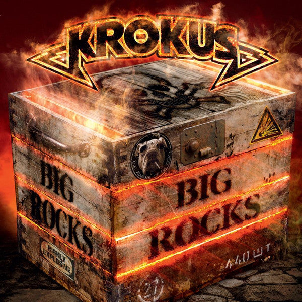 Krokus – Big Rocks, Limited Edition, Numbered( 632/1000), Flaming Coloured Vinyl