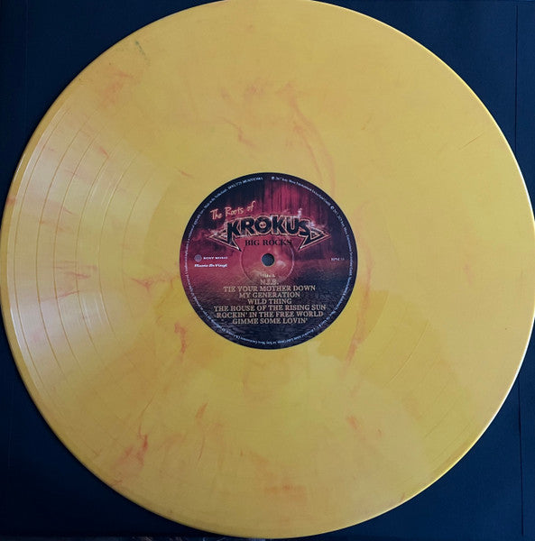 Krokus – Big Rocks, Limited Edition, Numbered( 632/1000), Flaming Coloured Vinyl