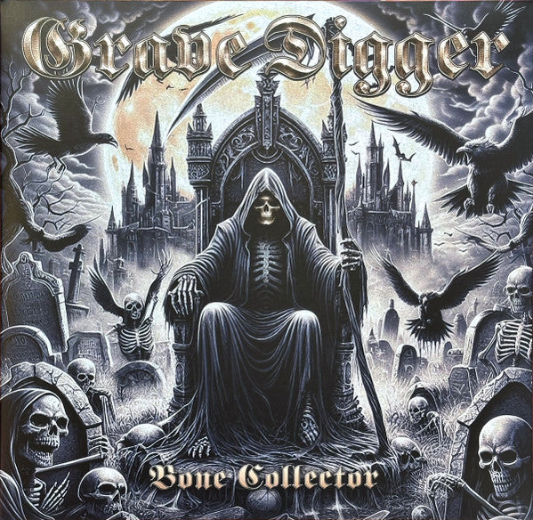 Grave Digger  – Bone Collector    ,  Gatefold , Blue Marbled [Midnight Requiem]