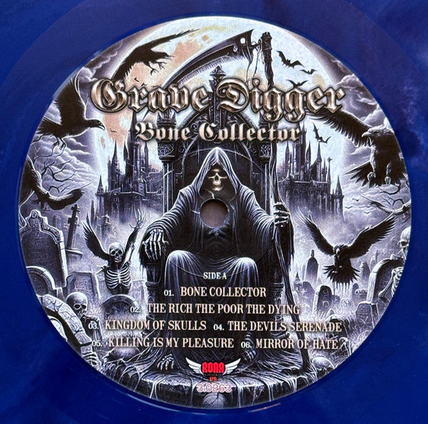 Grave Digger  – Bone Collector    ,  Gatefold , Blue Marbled [Midnight Requiem]