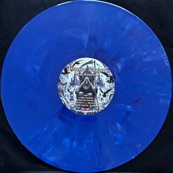 Grave Digger  – Bone Collector    ,  Gatefold , Blue Marbled [Midnight Requiem]