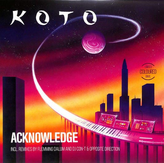 Koto – Acknowledge, Limited Coloured Vinyl, Red Black Splatter