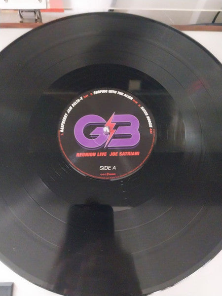 G3 , Joe Satriani, Steve Vai, Eric Johnson  – G3 Reunion Live   ,  4LP, Gatefold