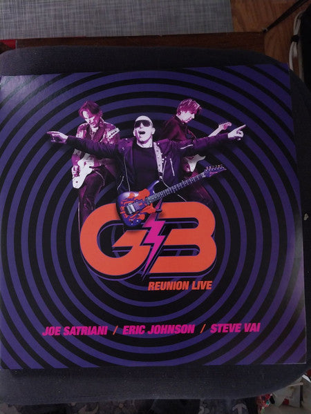 G3 , Joe Satriani, Steve Vai, Eric Johnson  – G3 Reunion Live   ,  4LP, Gatefold