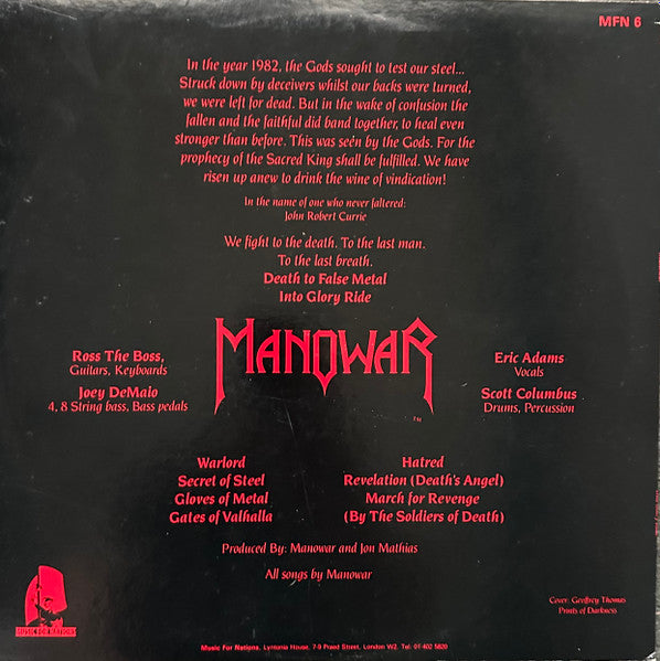 Manowar – Into Glory Ride