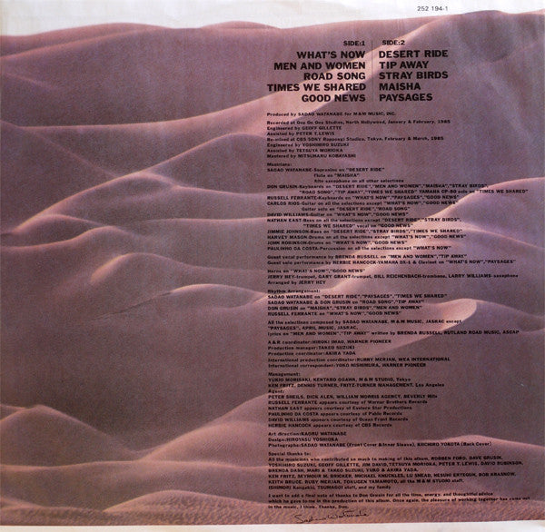 Sadao Watanabe – Maisha