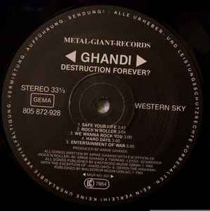 Ghandi  ‎– Destruction Forever?