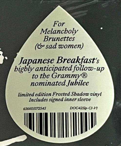 Japanese Breakfast – For Melancholy Brunettes (& Sad Women)  ,  Limited Edition, Frosted Shadow, Signed Inner Sleeve