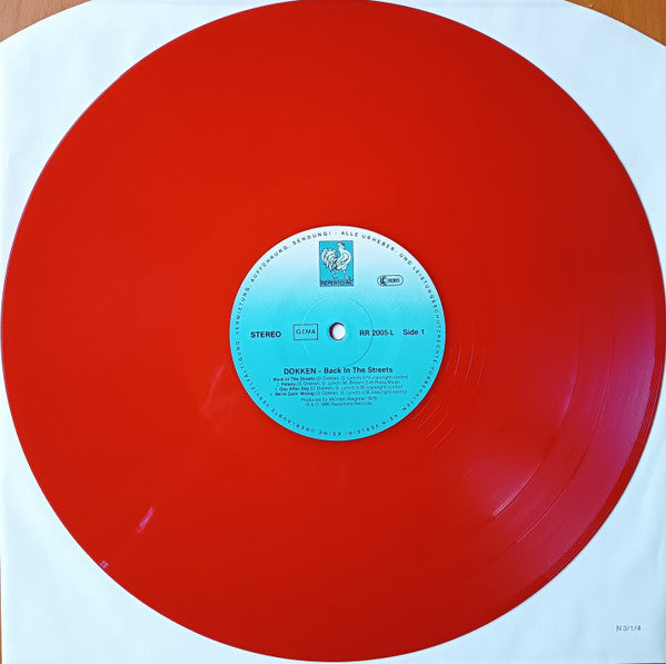 Dokken – Back In The Streets   ,  red vinyl