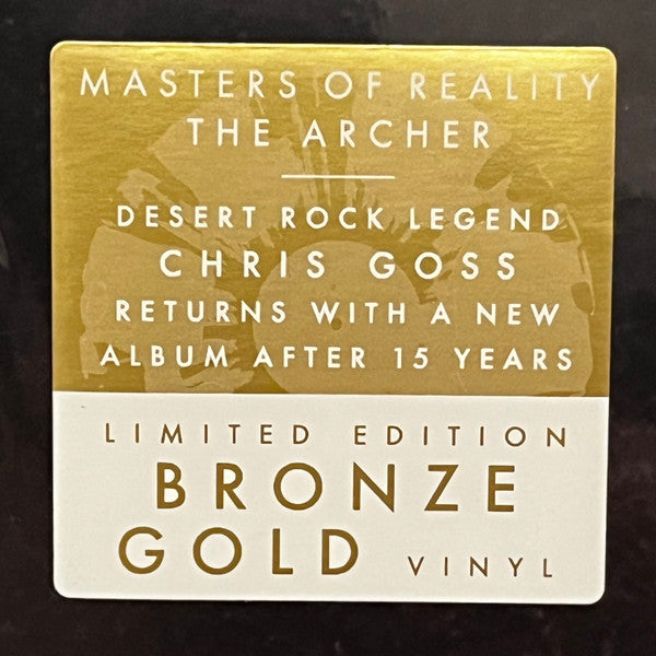 Masters Of Reality – The Archer  ,  Limited Edition, Gold [Bronze Gold]