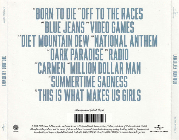Lana Del Rey – Born To Die