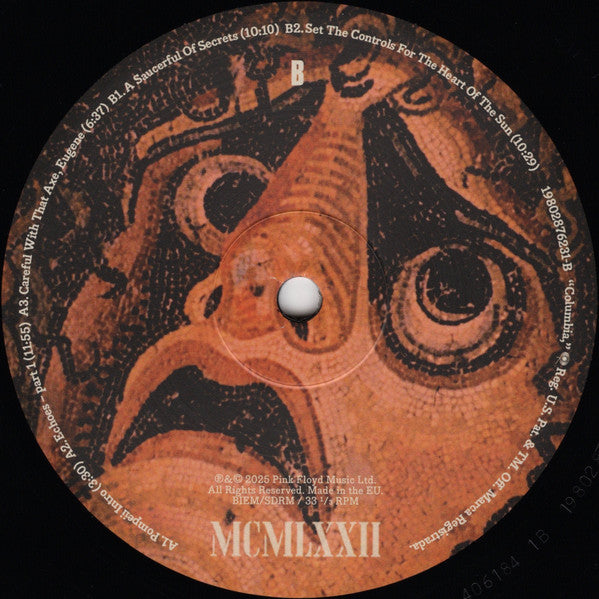 Pink Floyd – Pink Floyd At Pompeii MCMLXXII   2LP , Gatefold , 180g