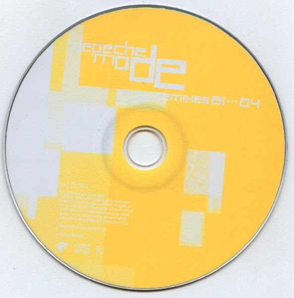 Depeche Mode – Remixes 81···04   ,  	 3 x CD, Booklet, Limited Edition