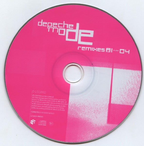 Depeche Mode – Remixes 81···04   ,  	 3 x CD, Booklet, Limited Edition