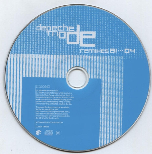 Depeche Mode – Remixes 81···04   ,  	 3 x CD, Booklet, Limited Edition