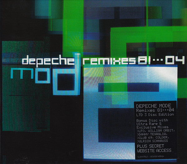 Depeche Mode – Remixes 81···04   ,  	 3 x CD, Booklet, Limited Edition