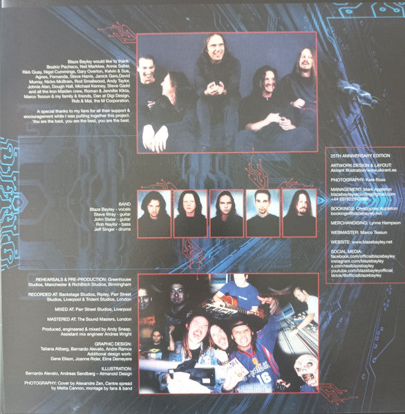 Blaze  – Silicon Messiah   ,   (EX IRON MAIDEN), 2LP , GATEFOLD , 25th Anniversary Edition