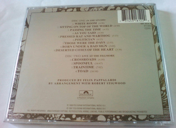 Cream – Wheels Of Fire, 2xCD
