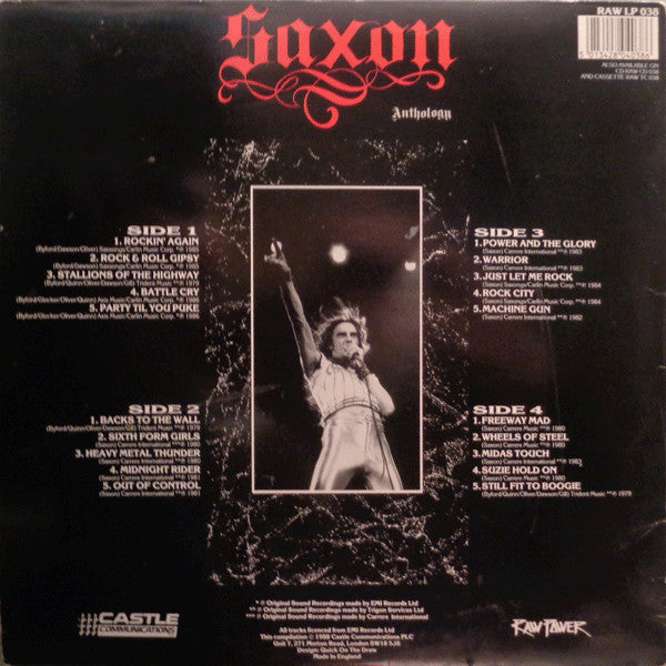 Saxon – Anthology    ,  2LP , Gatefold