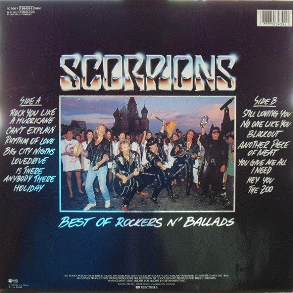 Scorpions ‎– Best Of Rockers N' Ballads