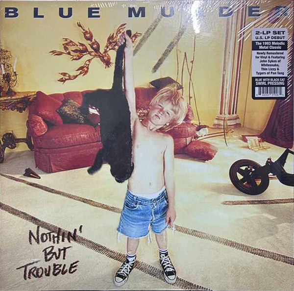 Blue Murder  – Nothin' But Trouble    ,  2LP , Gatefold , Blue with Black Cat Swirl  vinyl