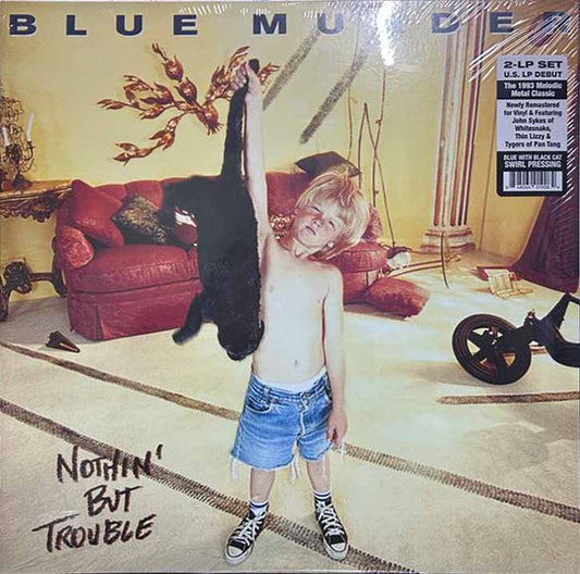 Blue Murder  – Nothin' But Trouble    ,  2LP , Gatefold , Blue with Black Cat Swirl  vinyl