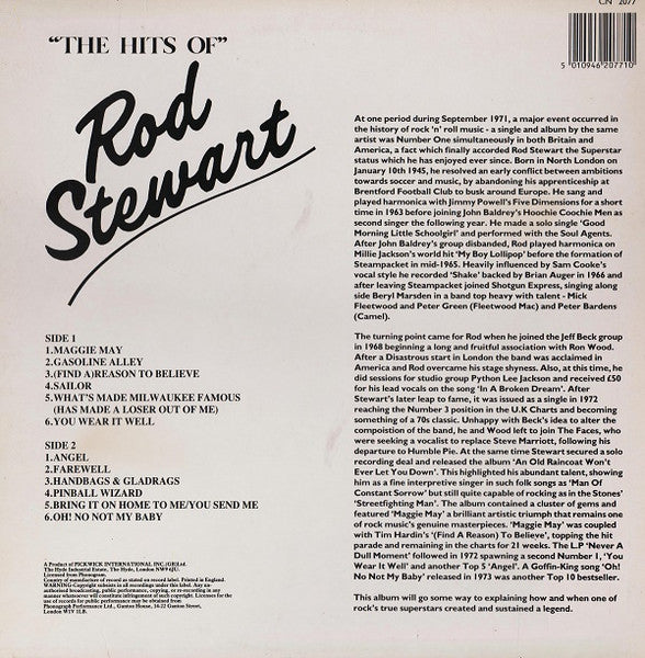 Rod Stewart – The Hits Of Rod Stewart