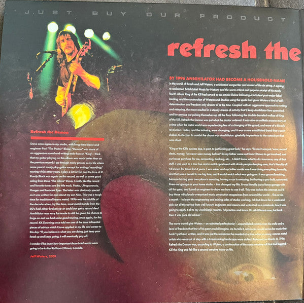 Annihilator  – Refresh The Demon  ,  2 x LP, 45 RPM, Gatefold , 180 gram