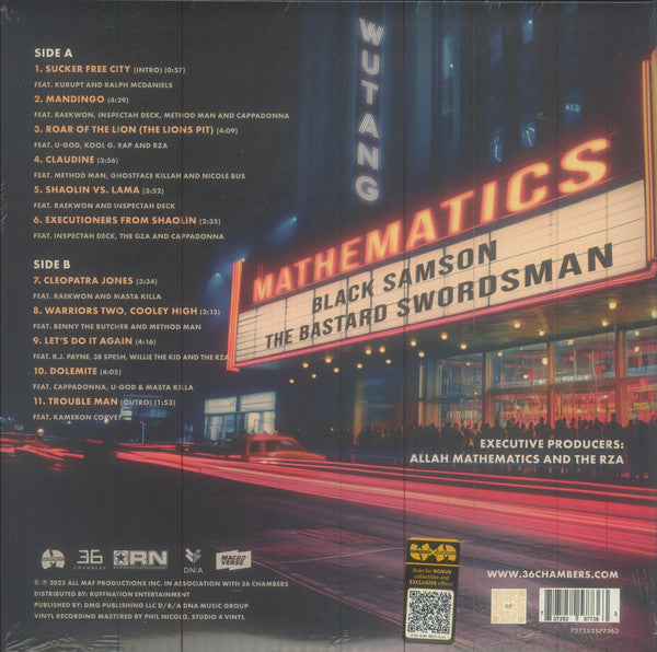 Wu-Tang* X Mathematics* – Black Samson, The Bastard Swordsman  ,  Gatefold