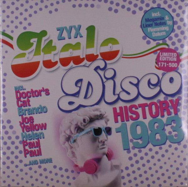 ZYX Italo Disco History 1983   ,  2 LP , Limited Edition, Numbered, Partially Mixed,  Coloured